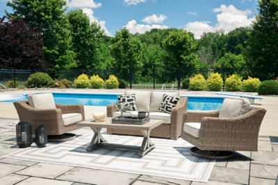 Beachcroft Outdoor Loveseat with Cushion