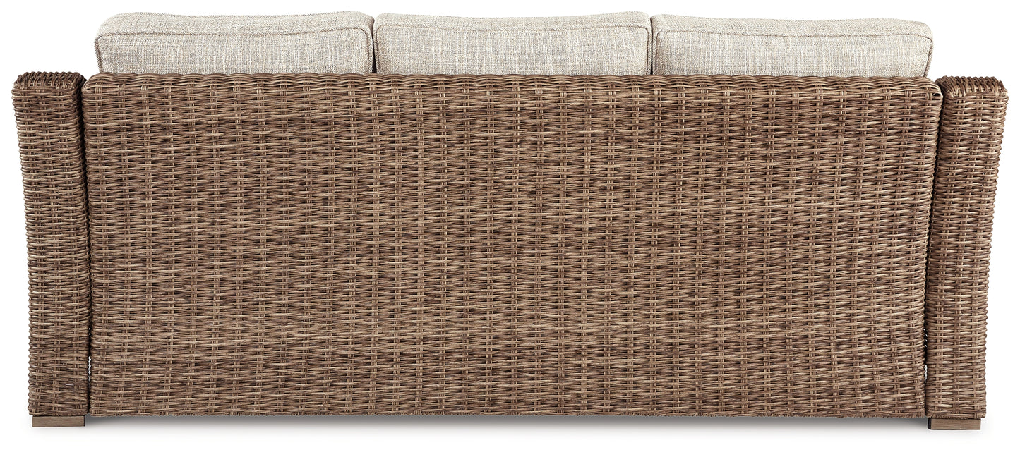 Sofá de exterior Beachcroft con cojín