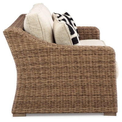 Sofá de exterior Beachcroft con cojín