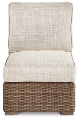 Beachcroft Outdoor Armless Chair with Cushion
