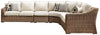 Conjunto de asientos para exterior de 4 piezas Beachcroft