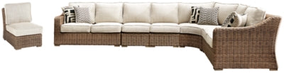 Conjunto de asientos para exterior de 6 piezas Beachcroft