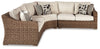 Conjunto de asientos para exterior de 3 piezas Beachcroft