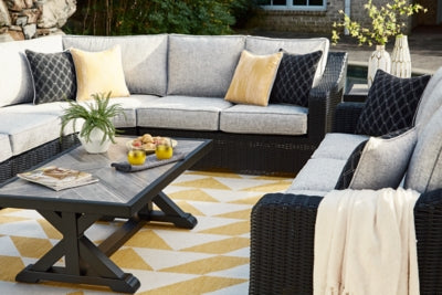 Seccional de exterior de 4 piezas Beachcroft