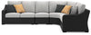 Seccional de exterior de 4 piezas Beachcroft