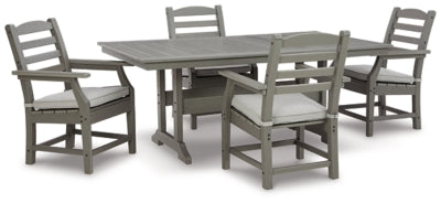Mesa de comedor de exterior Visola con 4 sillas