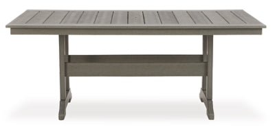 Mesa de comedor al aire libre con 6 sillas