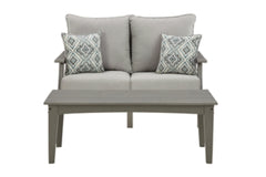 Outdoor Loveseat and Coffee Table