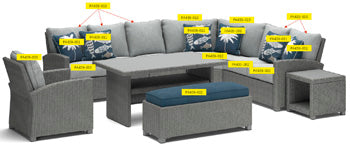 Cojín de espalda Naples Beach