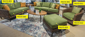 Cojín de asiento del salón Horizon Hall