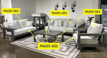 Almohada con vista a la luz de la luna