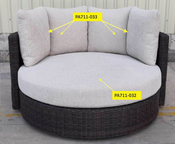 Cojín de respaldo Kimora Lounge