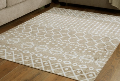Alfombra lavable Bunchly de 4'11