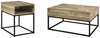 Paquete de mesa de 2 piezas