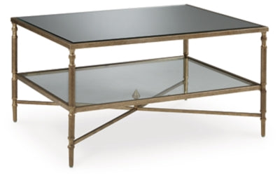 Cloverty Coffee Table and 2 End Tables