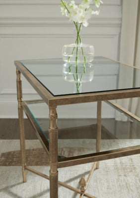 Cloverty Coffee Table and 2 End Tables