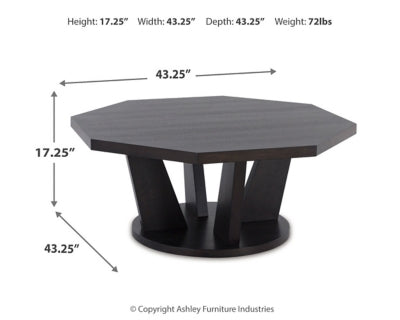 Chasinfield Coffee Table and 2 End Tables
