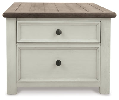 Bolanburg Coffee Table with End Table and Chairside End Table