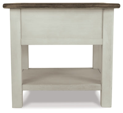 Bolanburg Coffee Table with End Table and Chairside End Table