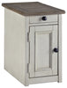 Bolanburg Chairside End Table with USB Ports & Outlets