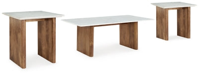 Paquete de mesa auxiliar de 3 piezas