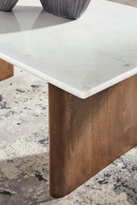 Mesa de centro Isanti y dos mesas auxiliares