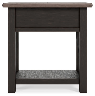 Mesa auxiliar junto a la silla Tyler Creek