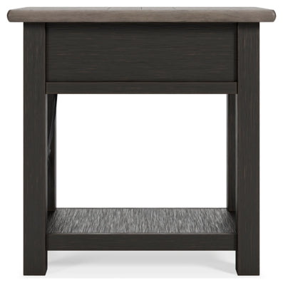 Mesa auxiliar junto a la silla Tyler Creek