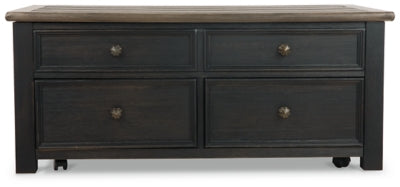 Tyler Creek Coffee Table and 2 End Tables with Console