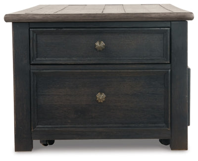 Tyler Creek Coffee Table and 2 End Tables with Console