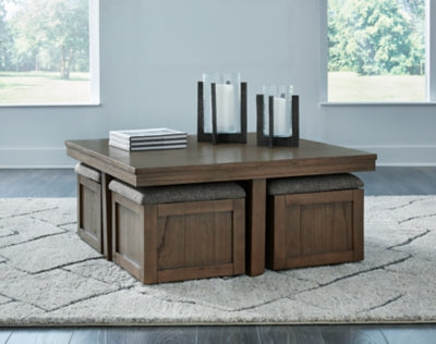 Paquete de mesa auxiliar de 6 piezas