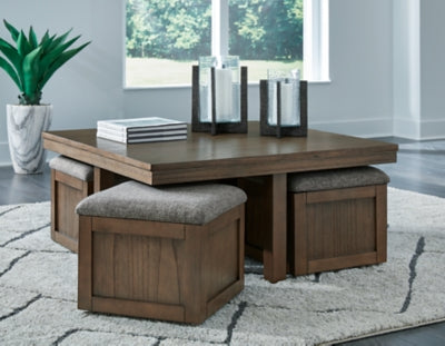 Paquete de mesa auxiliar de 6 piezas