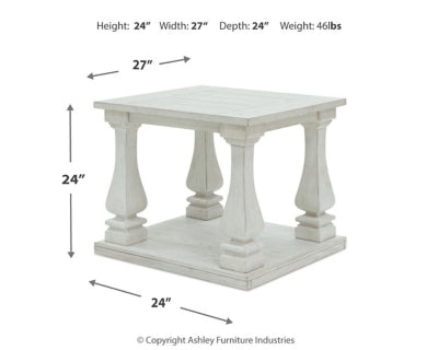 Paquete de mesa auxiliar de 2 piezas