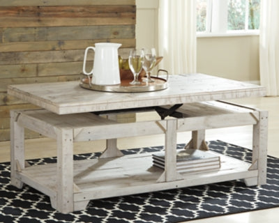Mesa de centro Fregine con tapa elevable