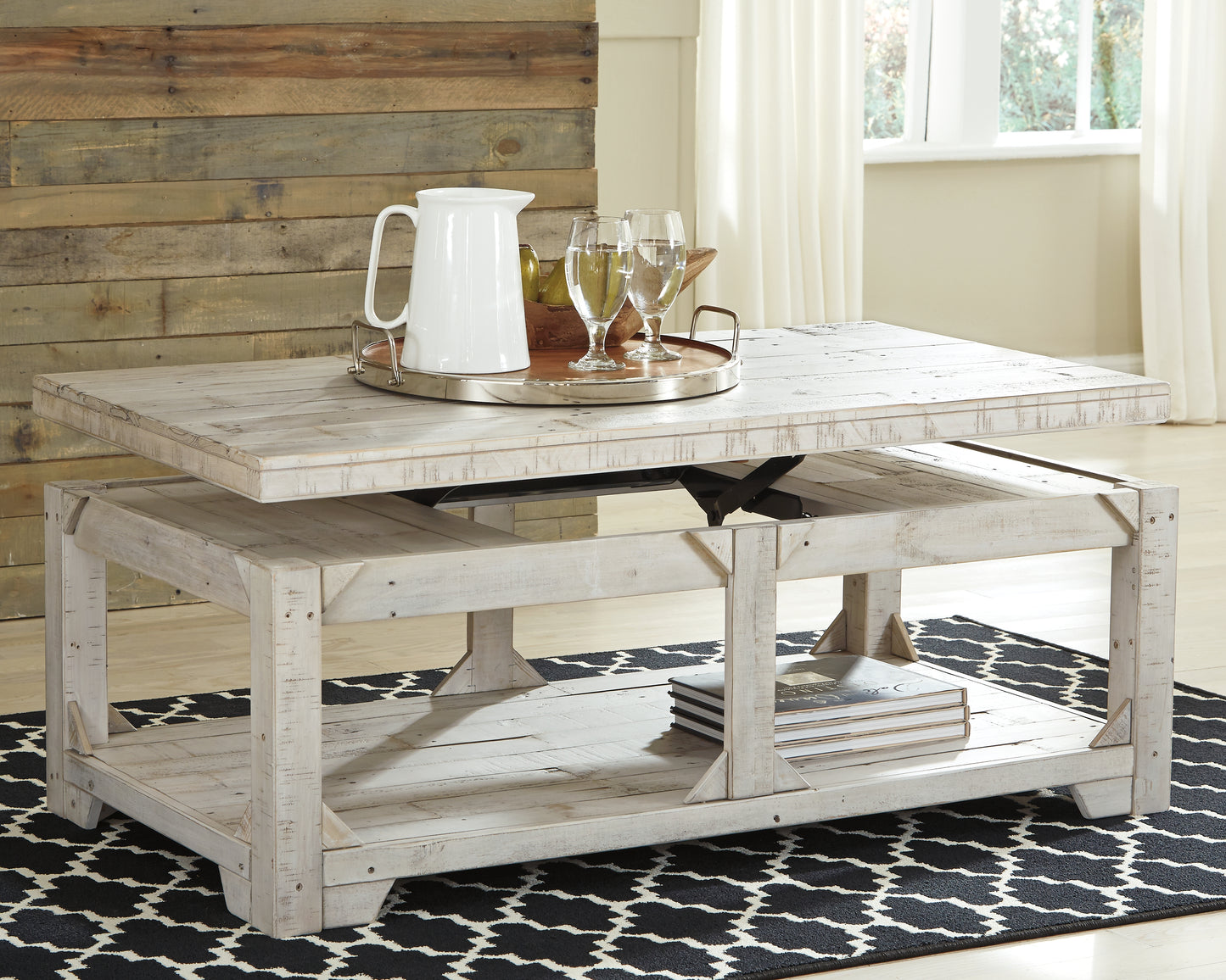 Mesa de centro Fregine con tapa elevable