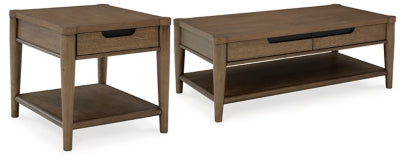 Paquete de mesa auxiliar de 2 piezas