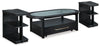 Winbardi Coffee Table and 2 Chairside End Tables