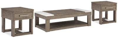 Paquete de mesa auxiliar de 3 piezas