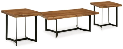 Paquete de mesa auxiliar de 3 piezas