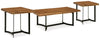 Fortmaine Coffee Table and 2 End Tables