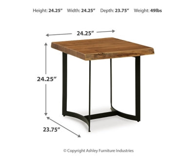 Paquete de mesa auxiliar de 2 piezas