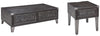 Mesa de centro y mesa auxiliar Todoe