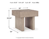Jorlaina End Table