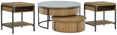 Paquete de mesa auxiliar de 4 piezas