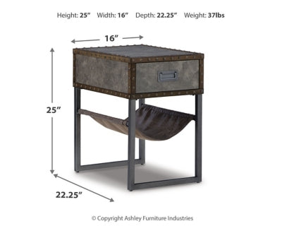Derrylin Chairside End Table