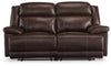 Loveseat reclinable eléctrico de dos piezas VonKurt