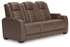 Sofá y loveseat reclinables eléctricos de alto impacto