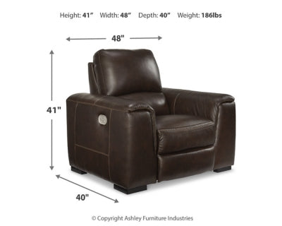 Sillón reclinable eléctrico Alessandro