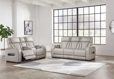 Sofá reclinable eléctrico, loveseat y sillón reclinable Boyington
