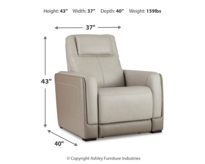 Sillón reclinable eléctrico Battleville